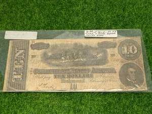 1964 Confederate $10 Bill