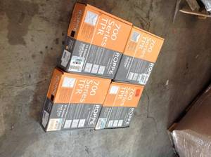 lot 1 image: 4 CASES OF ROPPE 700 Series Black 4 in. x 120 ft. x 18 in. Thermoplastic Rubber Wall Cove Base Coil (NOT USED)