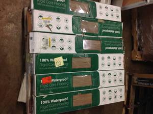 lot 38 image: 6 CASES OF MSI Devon Oak 6 in. x 36 in. Rigid Core Luxury Vinyl Plank Flooring (23.95 sq. ft.  case)