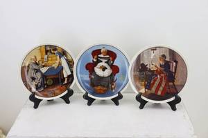 lot 29 image: Norman Rockwell Plates