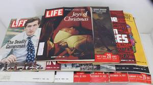 lot 53 image: Life and Saturday Evening Post Magazines