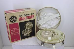 lot 103 image: GE Hair Dryer w Box