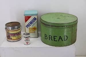 lot 106 image: Old Tins