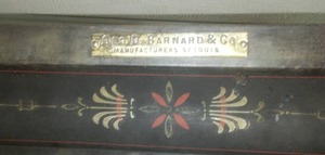 lot 50 image: Antique Legal brief file cabinet