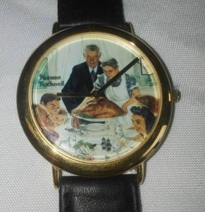 lot 14 image: RARE Norman Rockwell watch New, never worn.