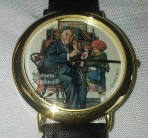 lot 19 image: RARE Norman Rockwell watch New, never worn.