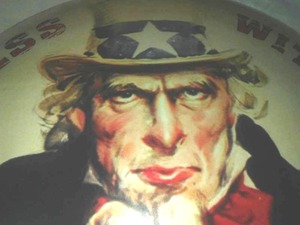 lot 133 image: Metal Sign Dont mess with the U.S.
