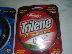 lot 163 image: Fishing Line Trilene, Cajun Braid, by Shakespeare.