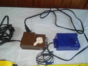 lot 202 image: 2 transformer controllers.