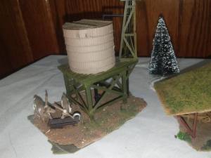 lot 204 image: Windmill, shed & barn.