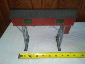 lot 208 image: Railroad crane loading structure.