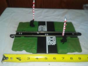 lot 219 image: Railroad Crossing with activated arms.
