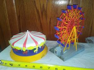 lot 220 image: Merry - Go - Round & Ferris wheel.