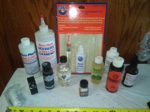 lot 236 image: Chemicals, adhesives, cleaner, smoke.
