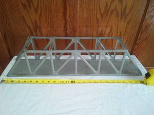 lot 98 image: Vintage Metal Bridge 24 in. Long.