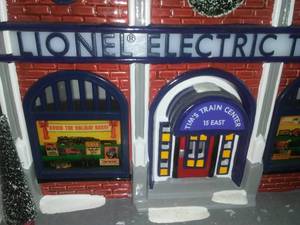lot 107 image: Lionel Electric Trains Dept. 56 Snow Village.