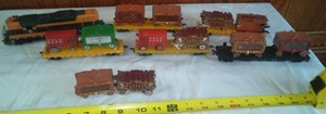 lot 108 image: Great Northern circus train, o gauge.