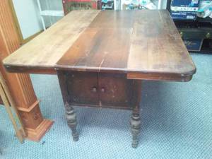 lot 123 image: Antique Butterfly table  Fabulous and Unique.