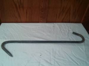lot 247 image: Canadian National Railroad Meat hook  vintage.