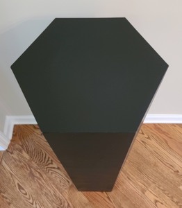 Black Hexagon Display Pedestal