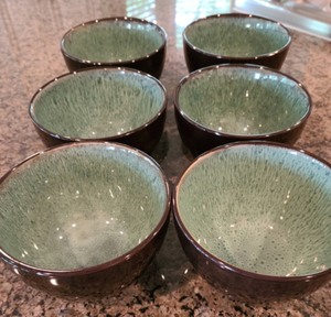 Set Of 6 Stoneware Bowls