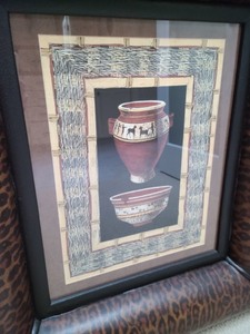 Animal Print Framed African Art