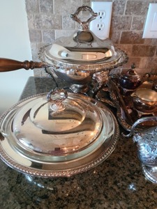 Large Lot Of Silverplate