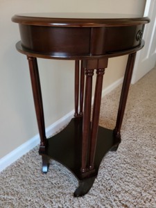 Dark Wood Side Table