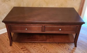 Wood Coffee Table With Storage