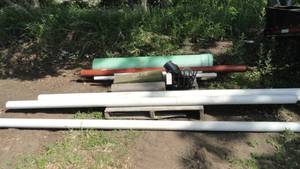 lot 216 image: Wall Jack & PVC pipe