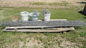 lot 283 image: Brick Tie and Brick reinforcement, wire,  galvanized angle iron