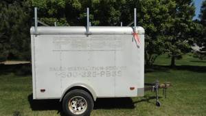 lot 292 image: Enclosed Pace Trailer