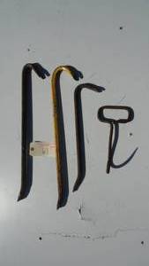 lot 67 image: Crow bars, Bail hook