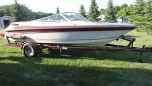 lot 78 image: 1992 Ebbtide Fiberglass boat with Trailer