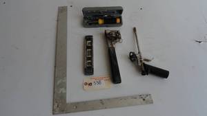 lot 338 image: Square, Level, Staple, Nut Driver set