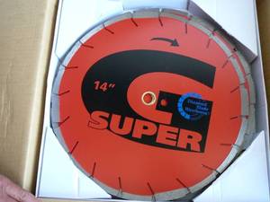 lot 352 image: New 14 Super Diamond Concrete Blade