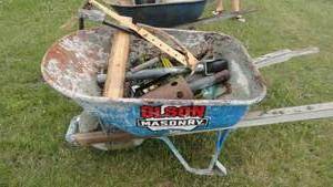 lot 393 image: Wheel Barrel, Tong Jack, Charcoal Starter