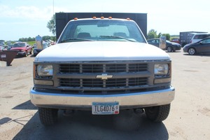 1998 Chevrolet K3500 Silverado 4x4 Flatbed Dually 5.7l V8