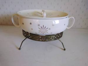 Mid Century Warming Bowl