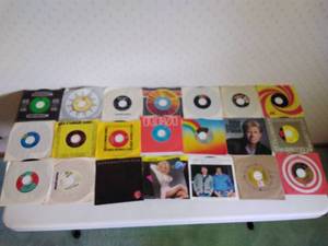 Lot of 21 45RPM Records