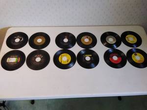 Lot of 12 45RPM Records