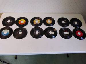 Lot of 12 45RPM Records