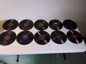 Lot of 10 78RPM Records