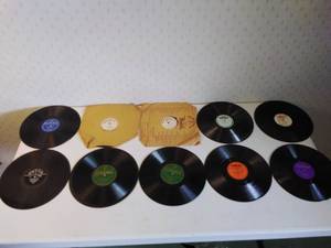 Lot of 10 78RPM Records