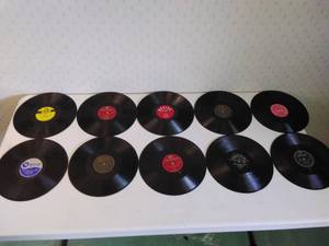 Lot of 10 78RPM Records