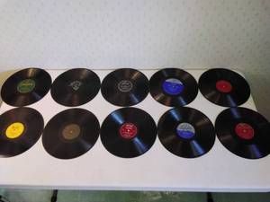 Lot of 10 78RPM Records