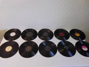 Lot of 10 78RPM Records