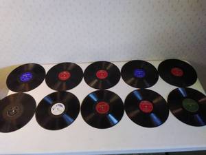 Lot of 10 78RPM Records