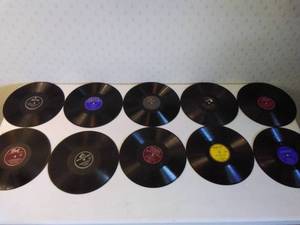 Lot of 10 78RPM Records