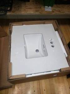 lot 56 image: New Vanity Top wSink